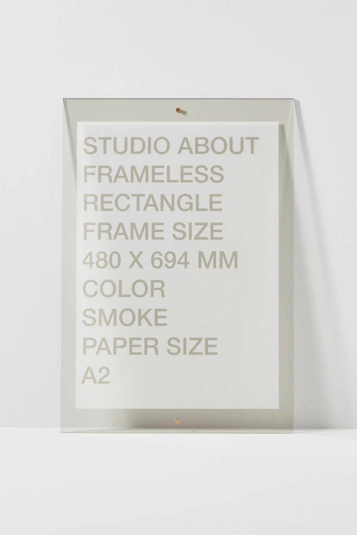 [product_category]-Studio About Frameless Frame A2 Rectangle, Smoke-Studio About-5714356015131-480694A2S-STU-4