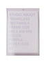 Studio About Frameless Frame B2 Rectangle, Purple