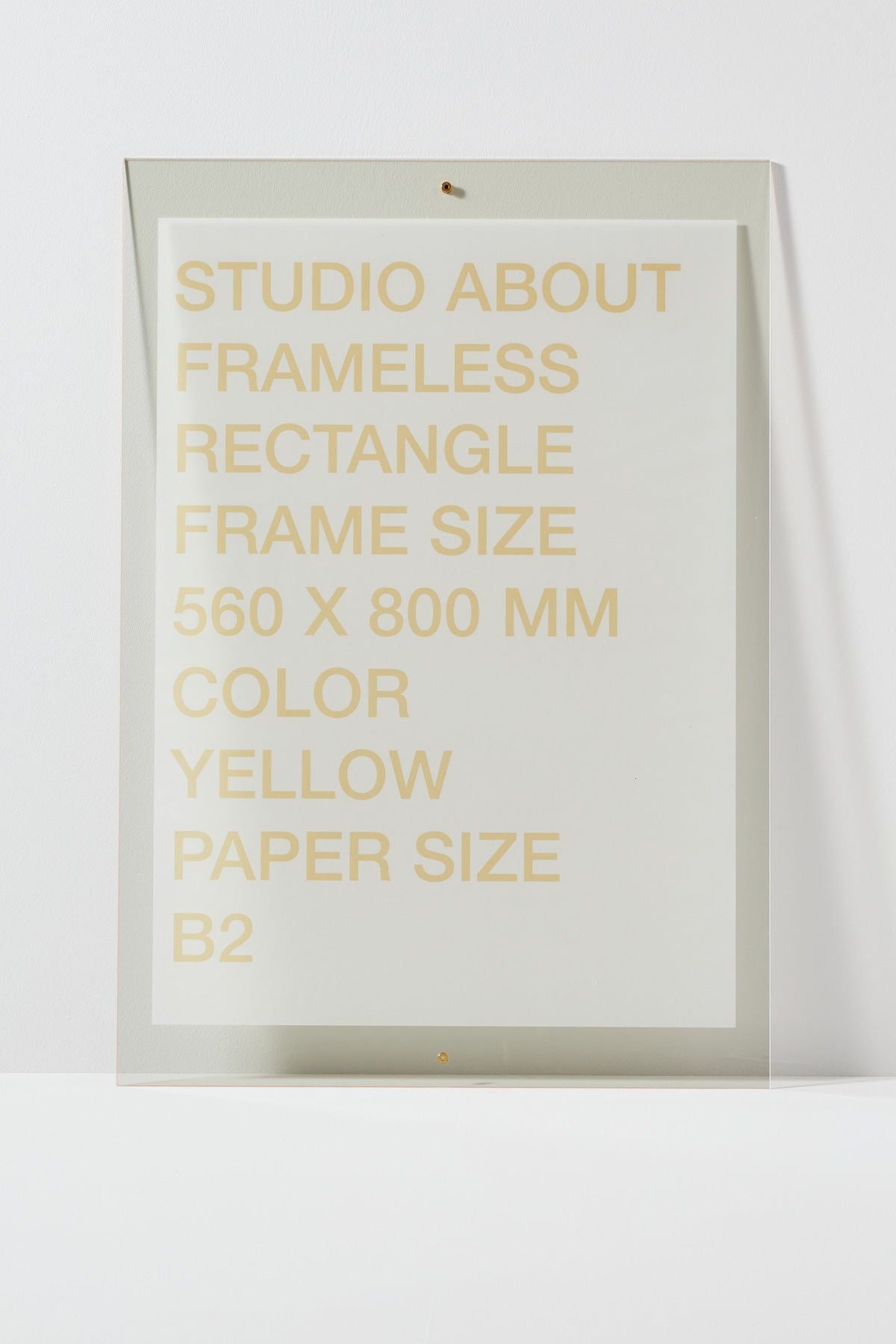 [product_category]-Studio About Frameless Frame B2 Rectangle, Yellow-Studio About-5714356015179-560800B2Y-STU-4