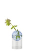 Studio About Standing Flower Bubble Vase 13 Cm, Blue