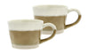 Villa Collection Evig Mug Set Of 2, Cream/Brown