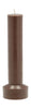 Villa Collection Syles Pillar Candle Ø 8 x 23 cm, bruin