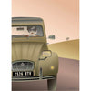  2 Cv Citroen Poster 50 X70 Cm