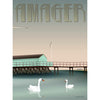 Vissevasse Amager Helgoland Poster, 30 X40 Cm