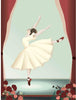 Vissevasse Ballerina Poster, 15 X21 Cm