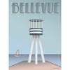  Bellevue Lifeguard Tower Poster 30 X40 Cm