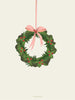  Chrismas Wreath Poster 40x40 Cm