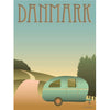  Denmark Camping Poster 70 X100 Cm