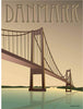 Vissevasse Denmark Lillebælt Bridge Poster, 15 X21 Cm