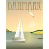  Denmark Sailboat Poster 50 X70 Cm