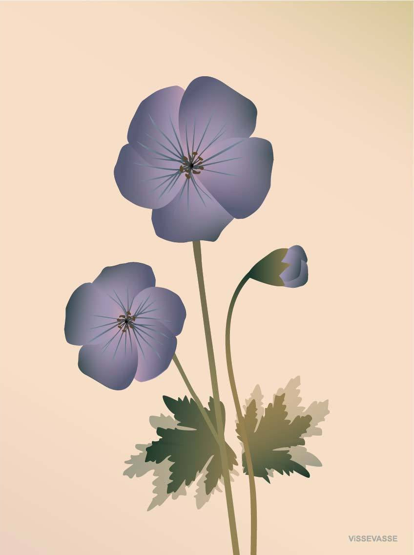 [product_category]-Vissevasse Geranium Poster 15 X21 Cm, Nude-Vissevasse-5713138604013-F-2016-040-S-VIS-1