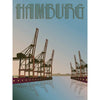  Hamburg Cranes Poster 30 X40 Cm