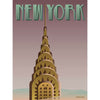  New York Chrysler Poster 30 X40 Cm