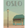  Oslo Newsstand Poster 30 X40 Cm