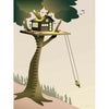  Tree House Poster 50 X70 Cm