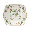 Wedgwood Wild Strawberry Square Serving Plate, ø: 27 Cm