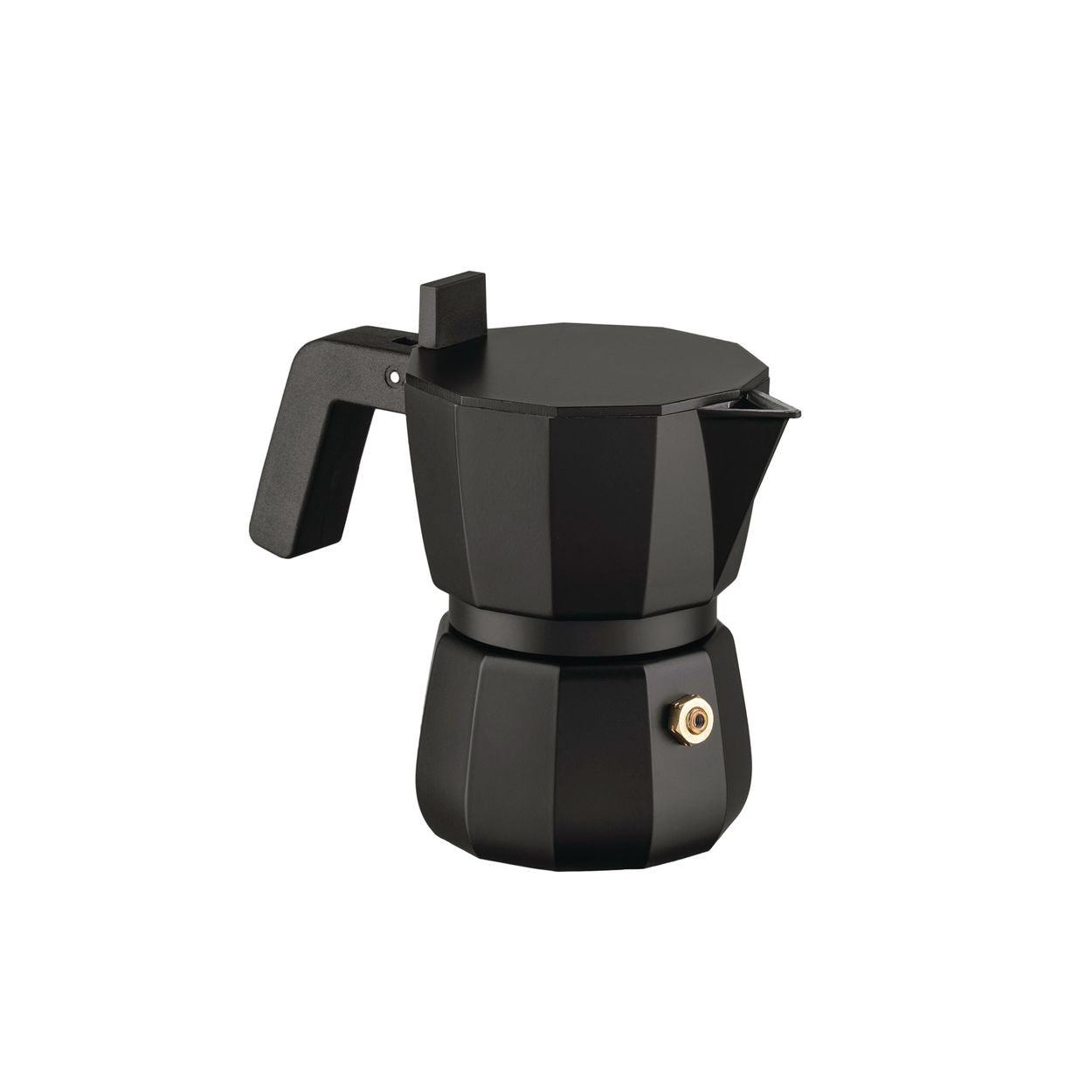 Alessi Moka Espresso Coffee Maker Black, 1 Cup