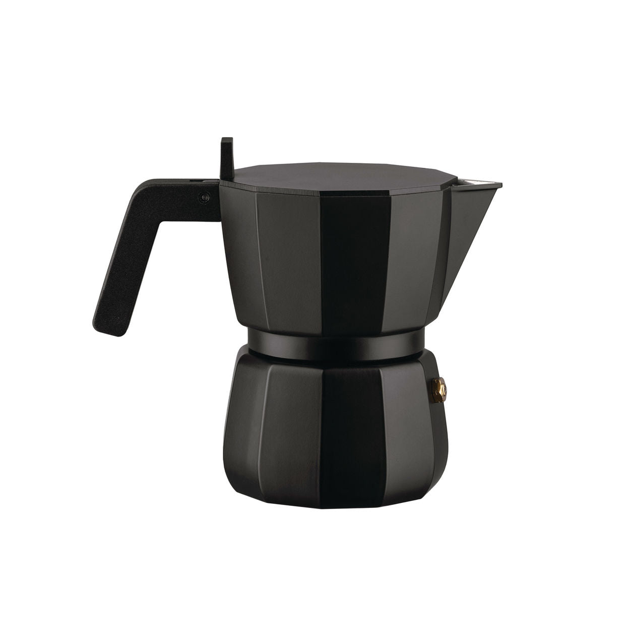 Alessi Moka Espresso Coffee Maker Black, 3 Cups