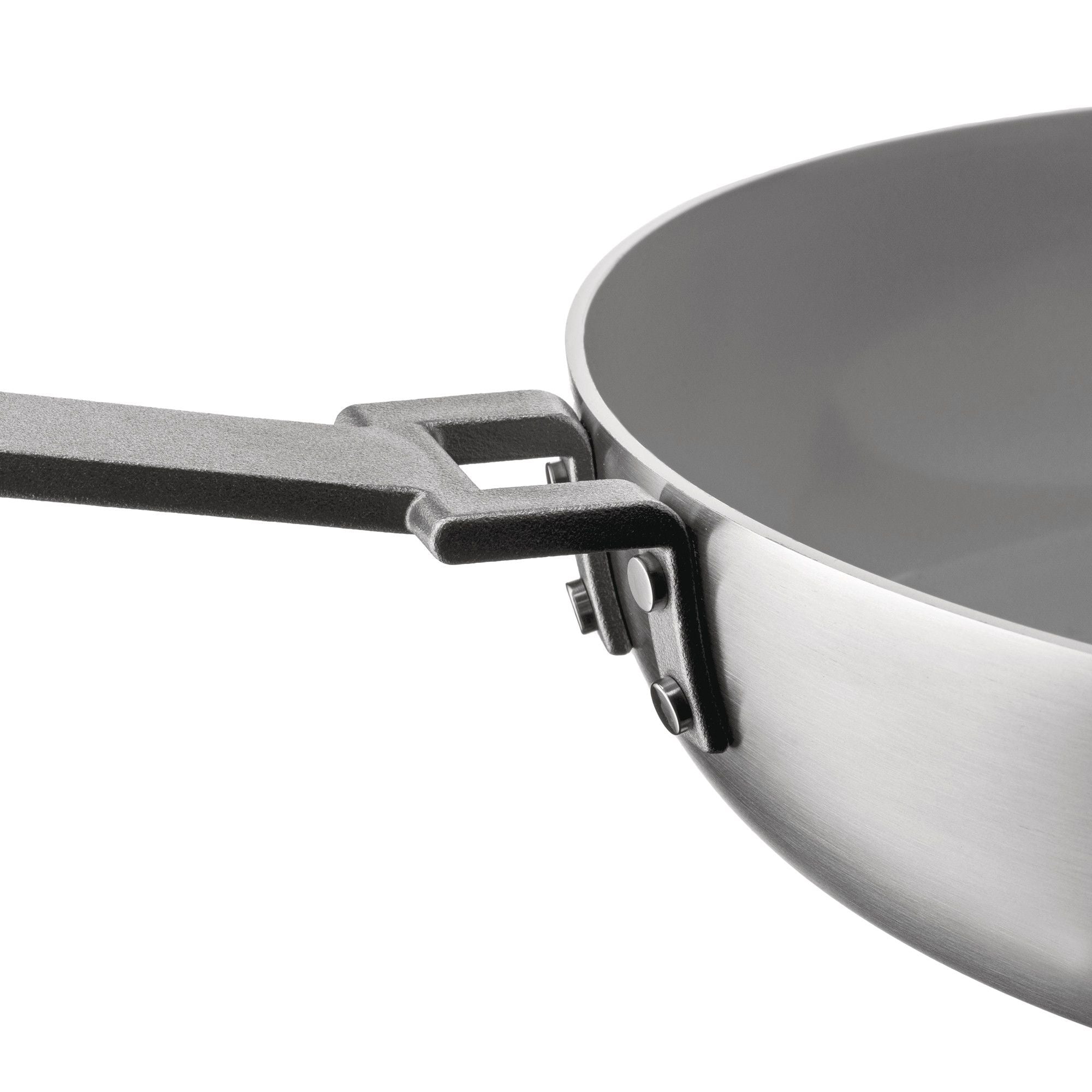 Alessi Convivio Frying Pan With A Long Handle, ø 24 Cm