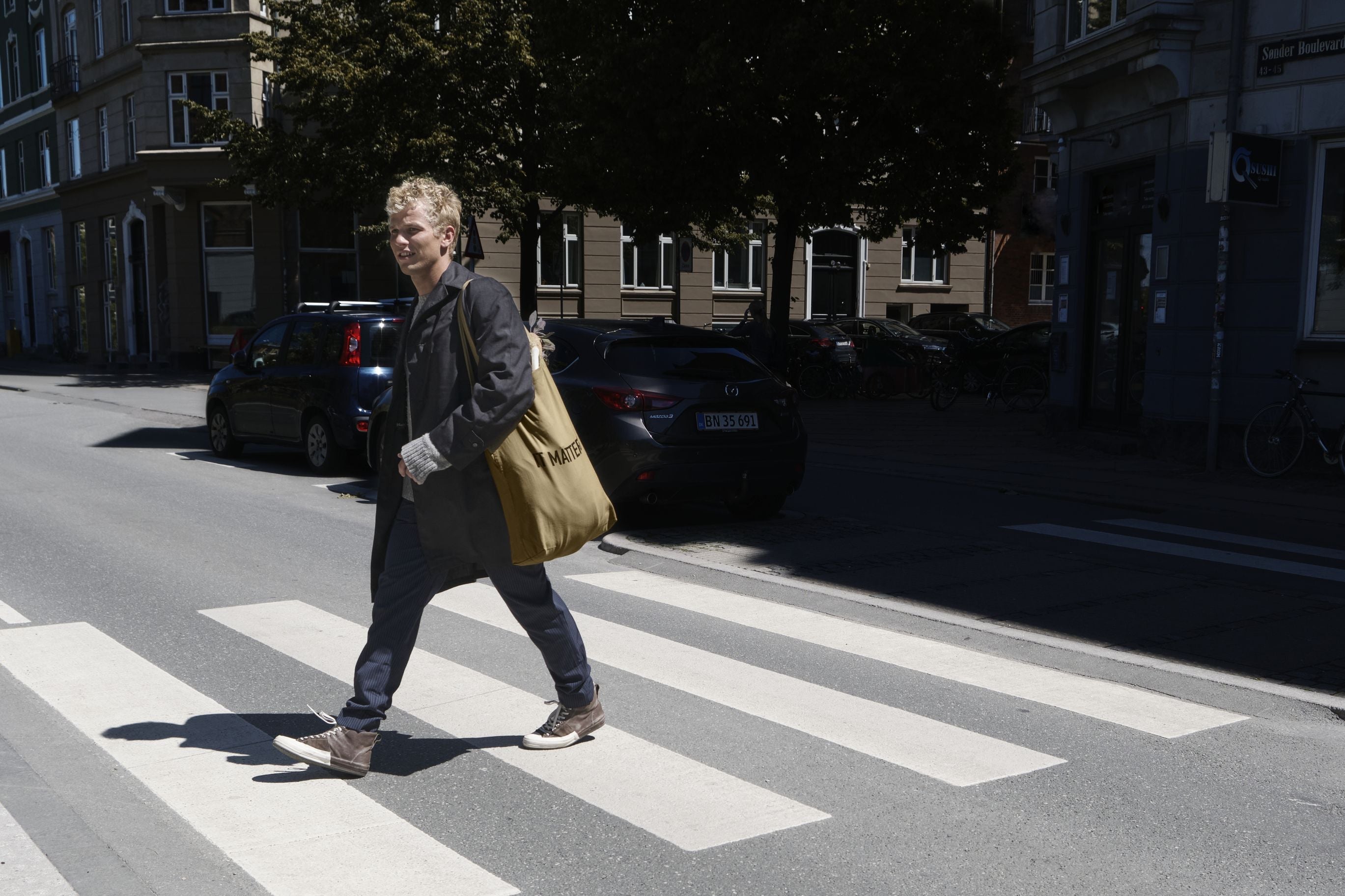 Das Bio-Unternehmen, es zählt Tasche, Khaki