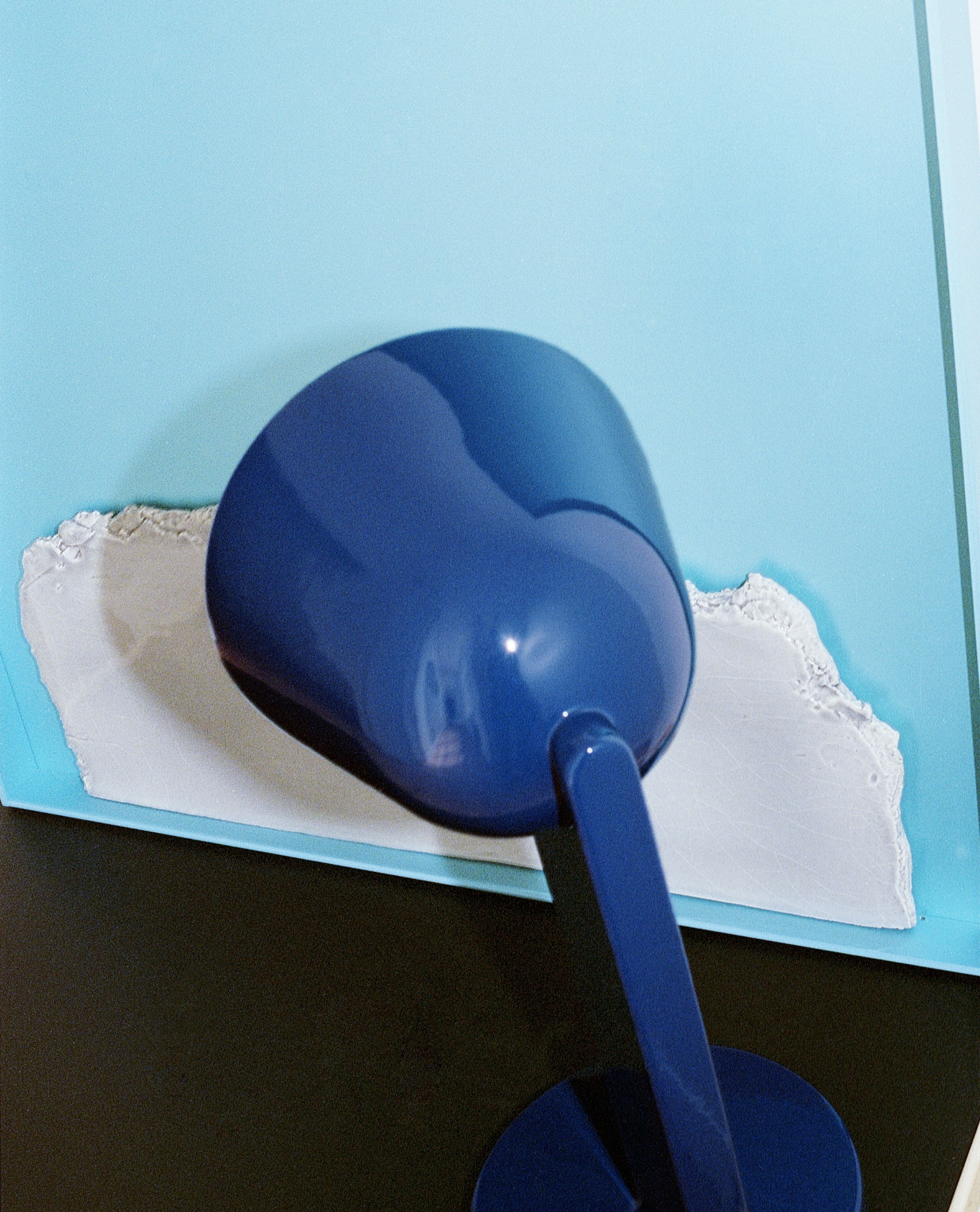 Flos Céramique tafellampzijde, marineblauw