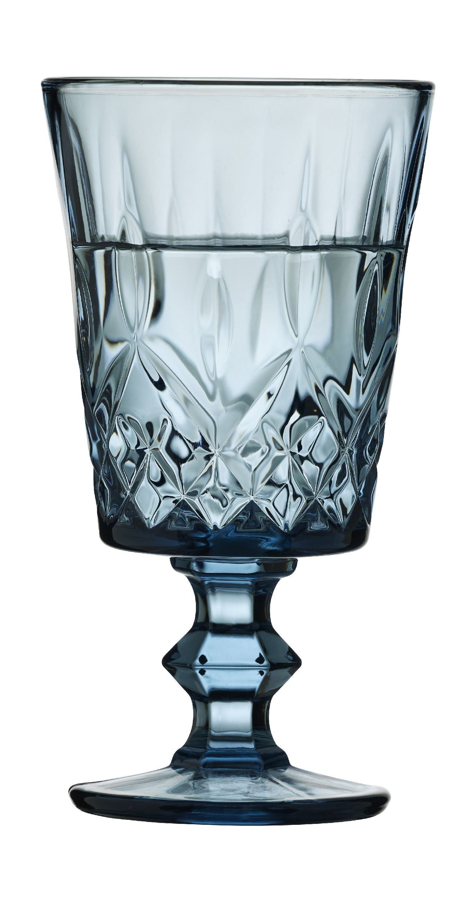 Lyngby Glas Sorrento Wine Glass 29 CL 4 PCS., Blauw