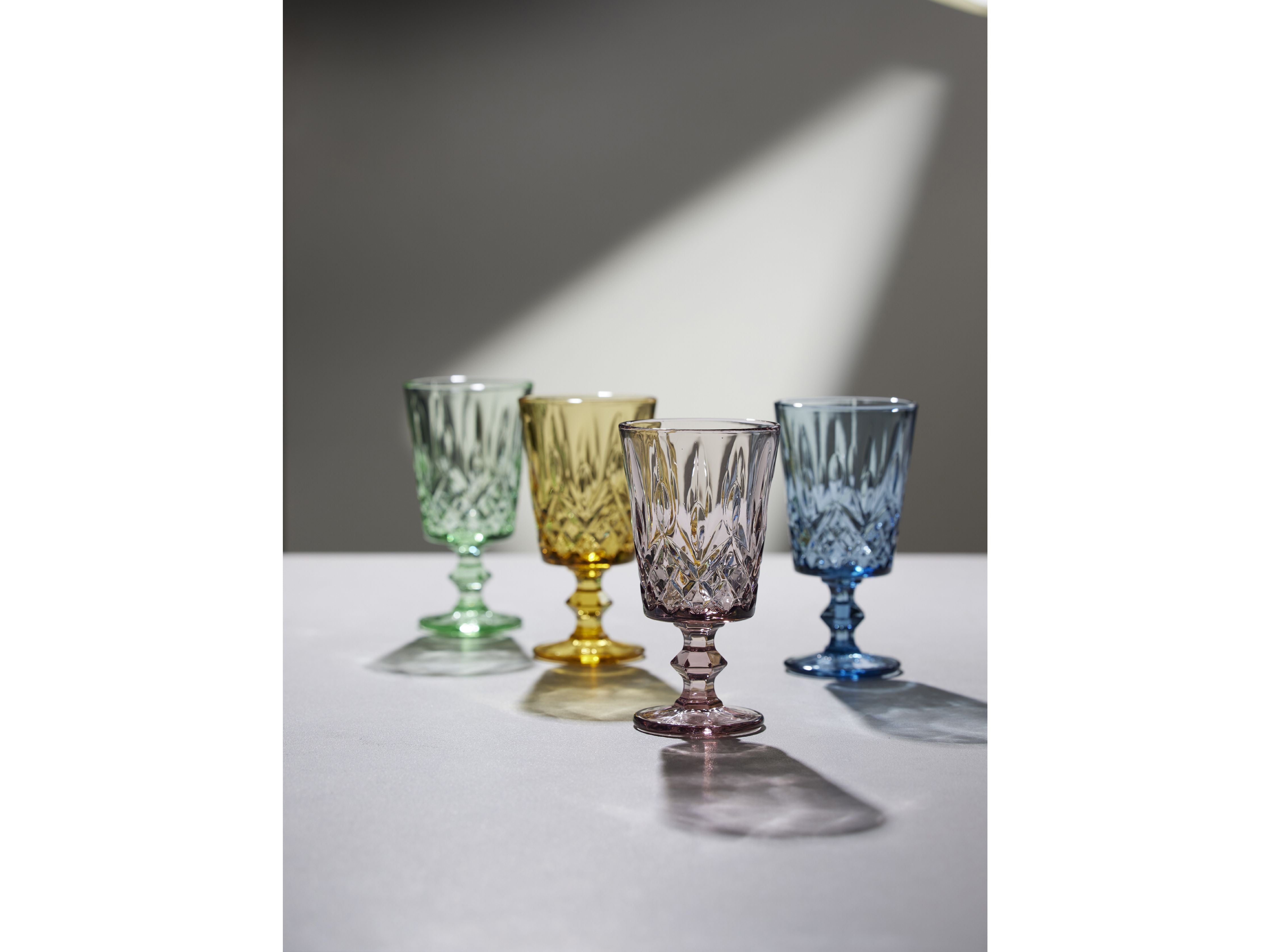 Lyngby Glas Sorrento Wine Glass 29 CL 4 PCS., Groen