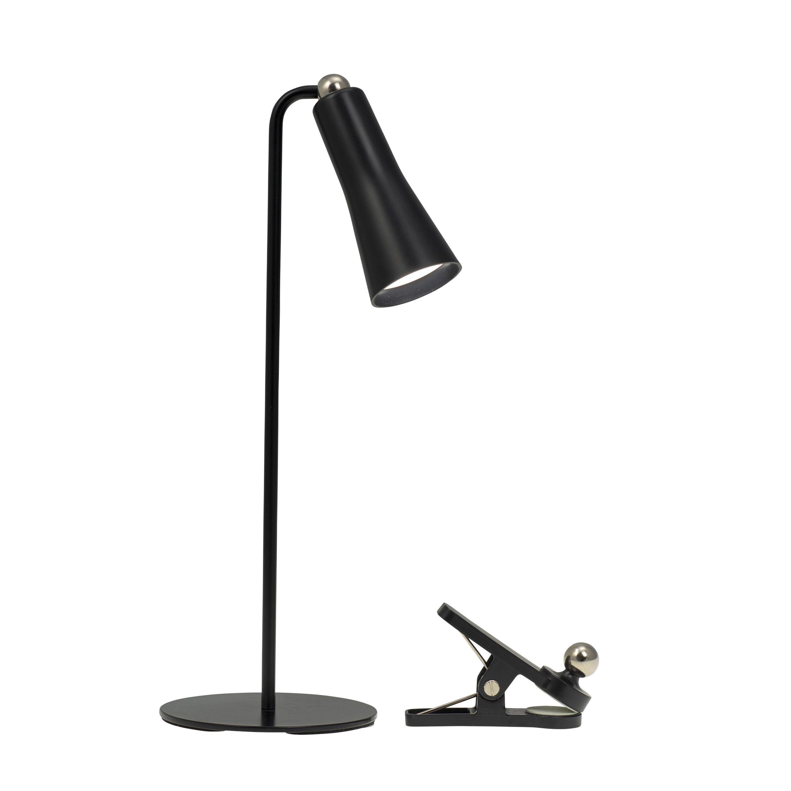 Dyberg Larsen 4 In één oplaadbare tafellamp, zwart