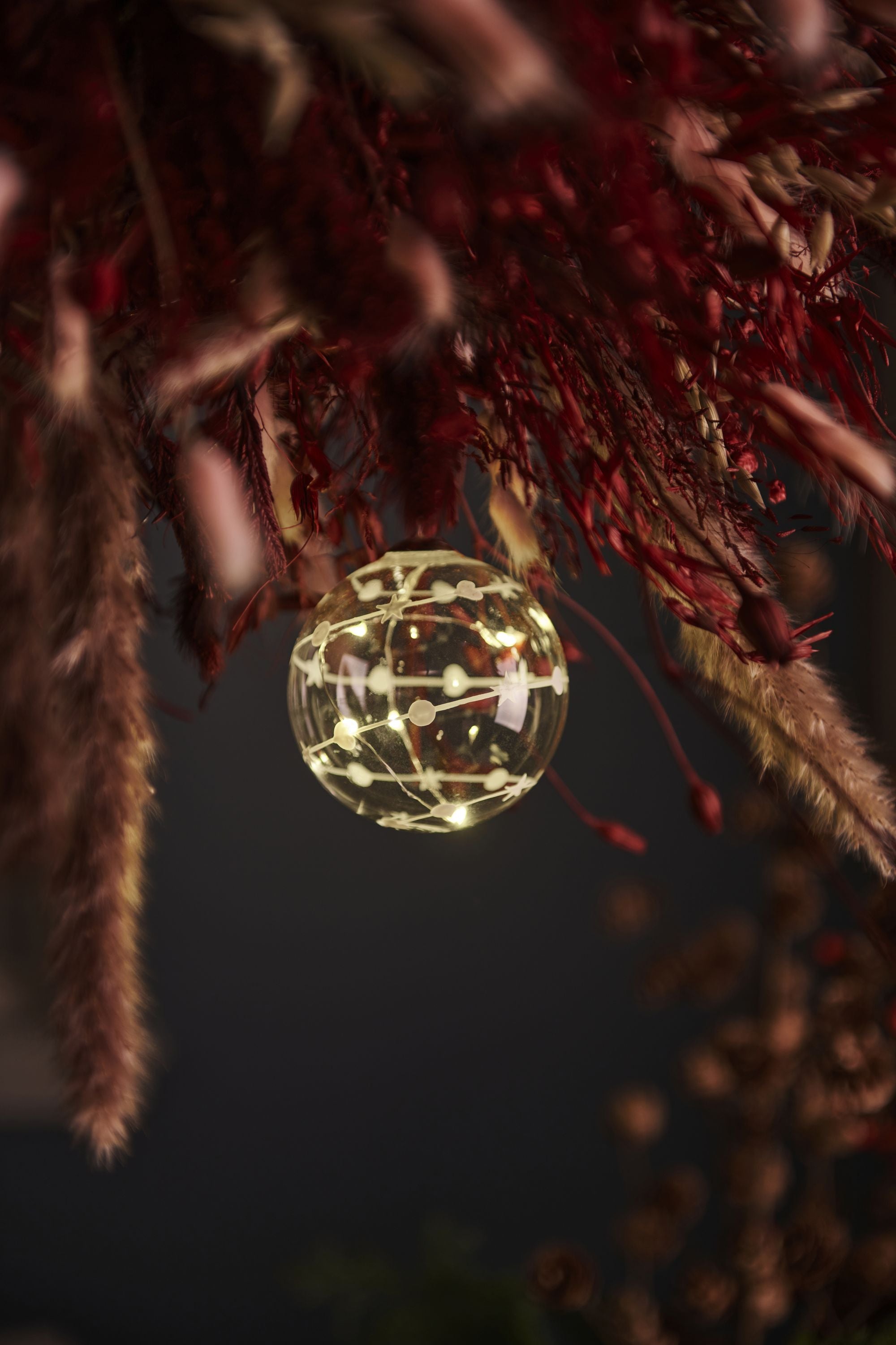 Sirius Sweet Christmas Ball Ø8 cm, weiß/klar