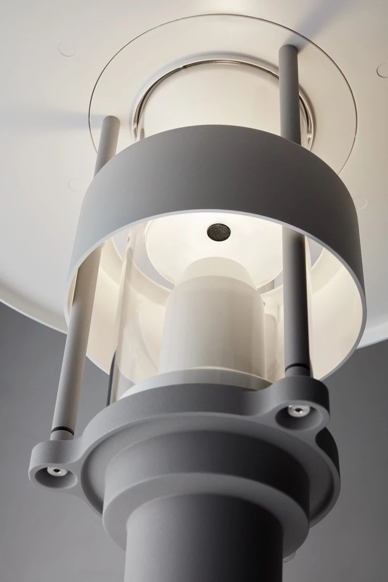 Louis Poulsen Albertslund Mini Post Klasse II LED 4000 K 34 W, Graphite Gray