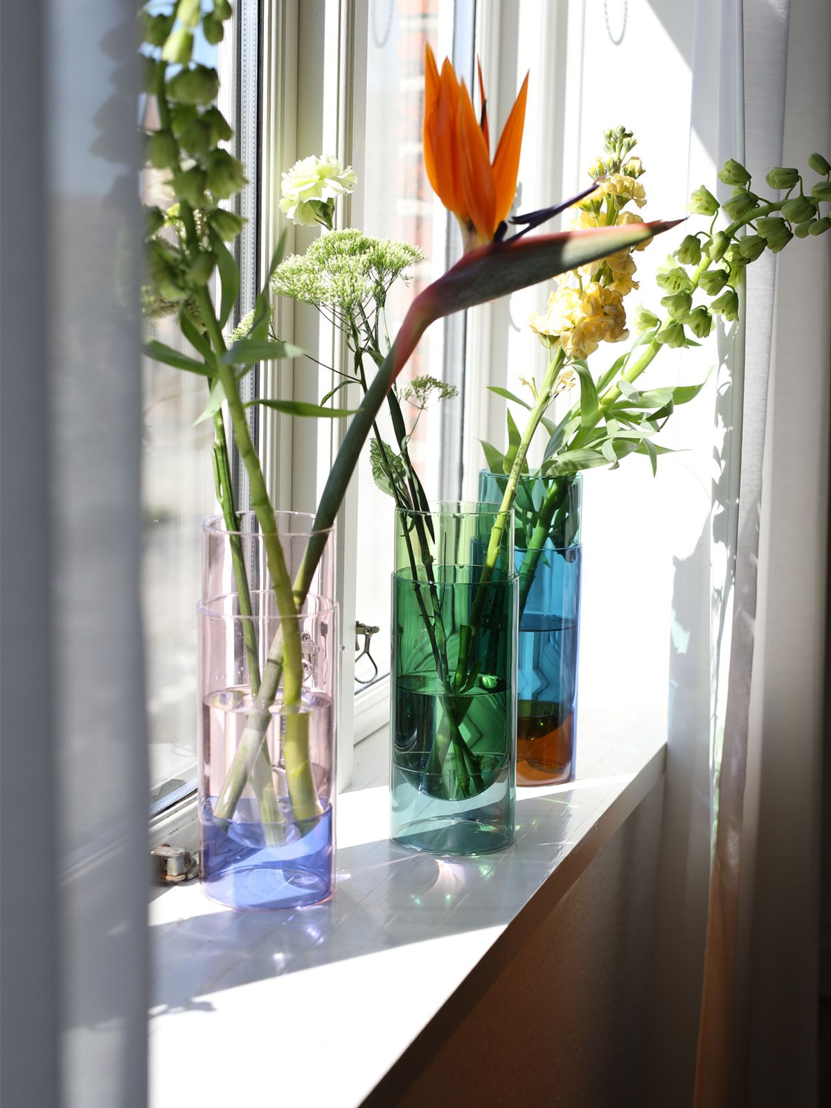 Studio über Bouquet Tube Vase, Rose