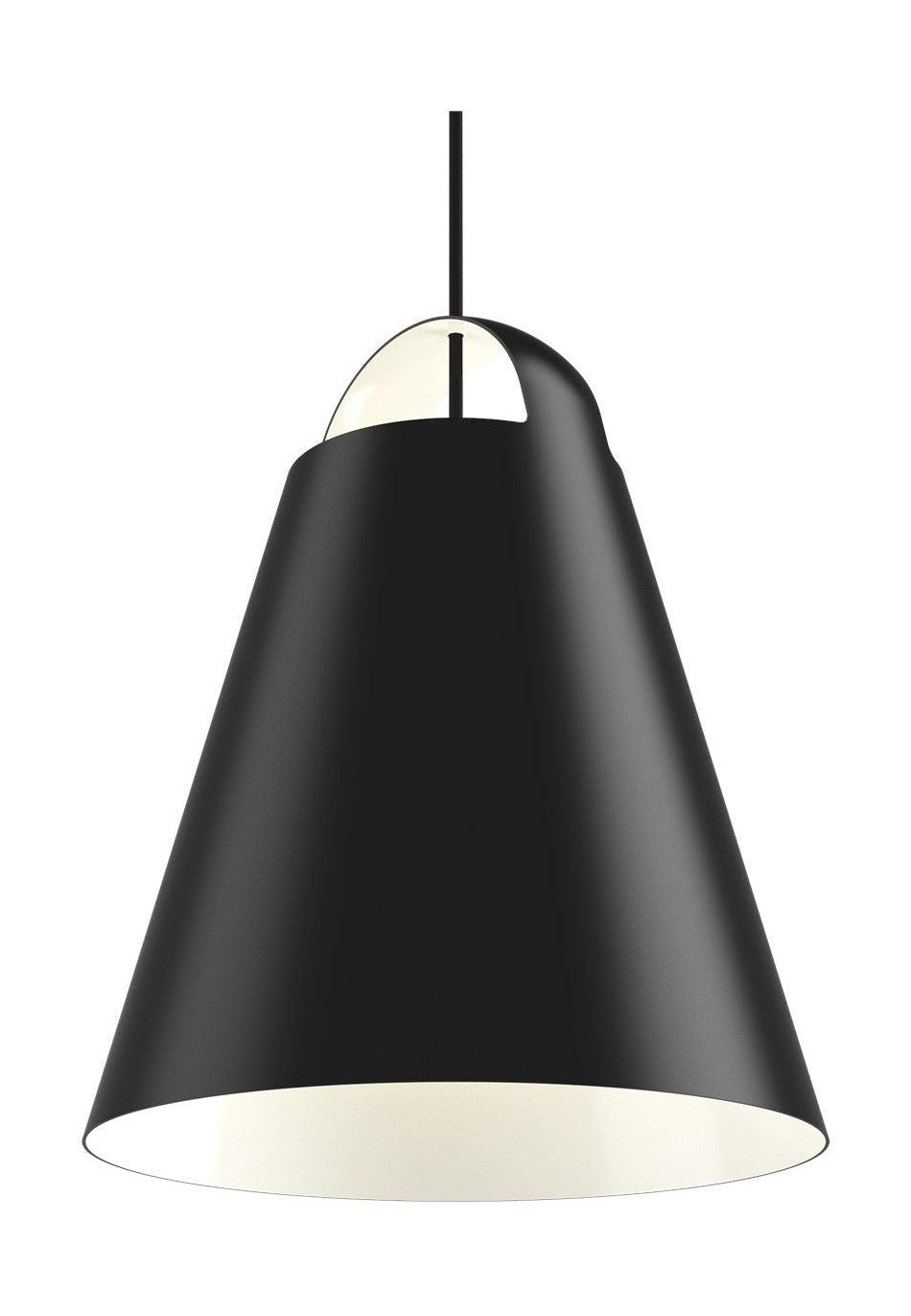 Louis Poulsen Boven hanger LED 3000 1800 K D2 W 41 W Dali Ø40 cm, zwart
