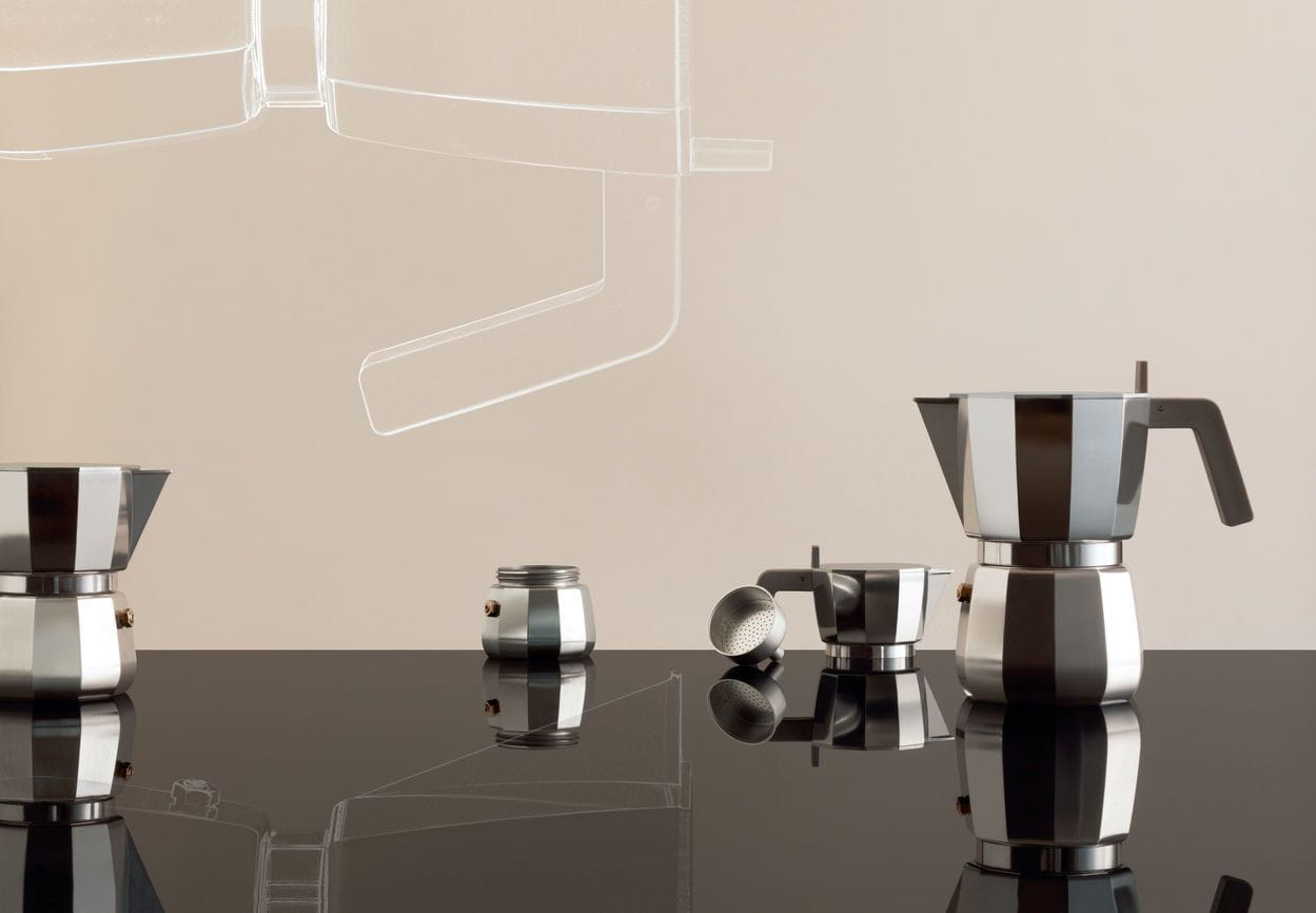 Alessi Moka -Espresso -Kaffeemaschine, 6 Tassen