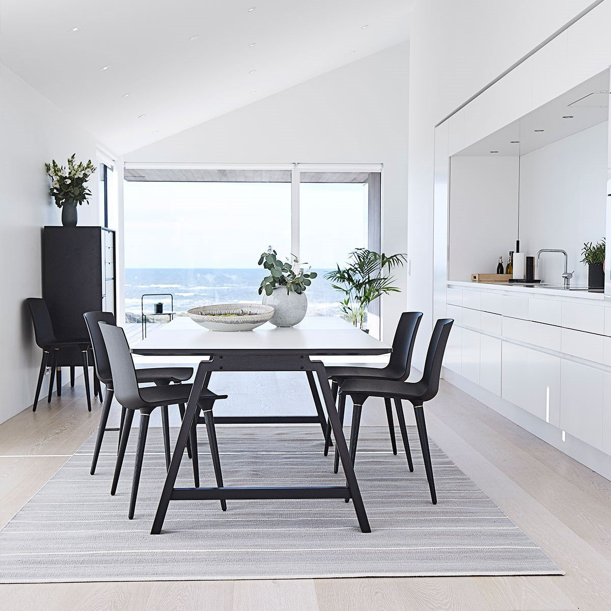 Andersen Furniture T1 -uitbreidingsplaat, wit laminaat, 50x95 cm