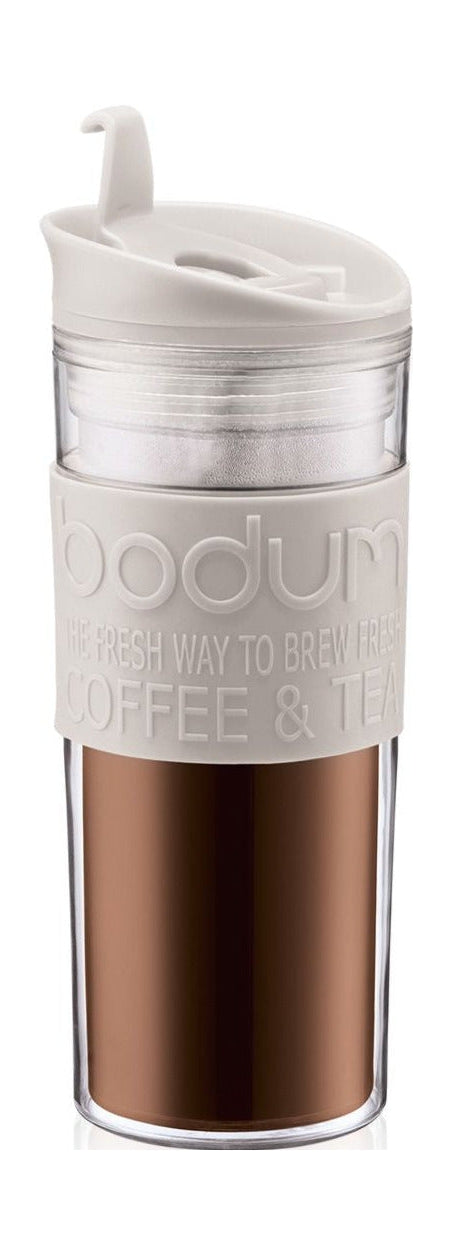 Bodum Travel Mug Travel Mug Double Walled Cream, 0.45 L