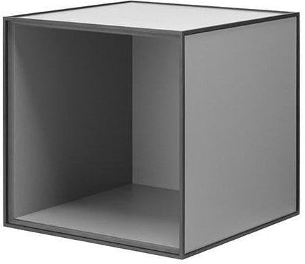 Audo Copenhagen Frame 35 Shelf Without Door, Dark Grey