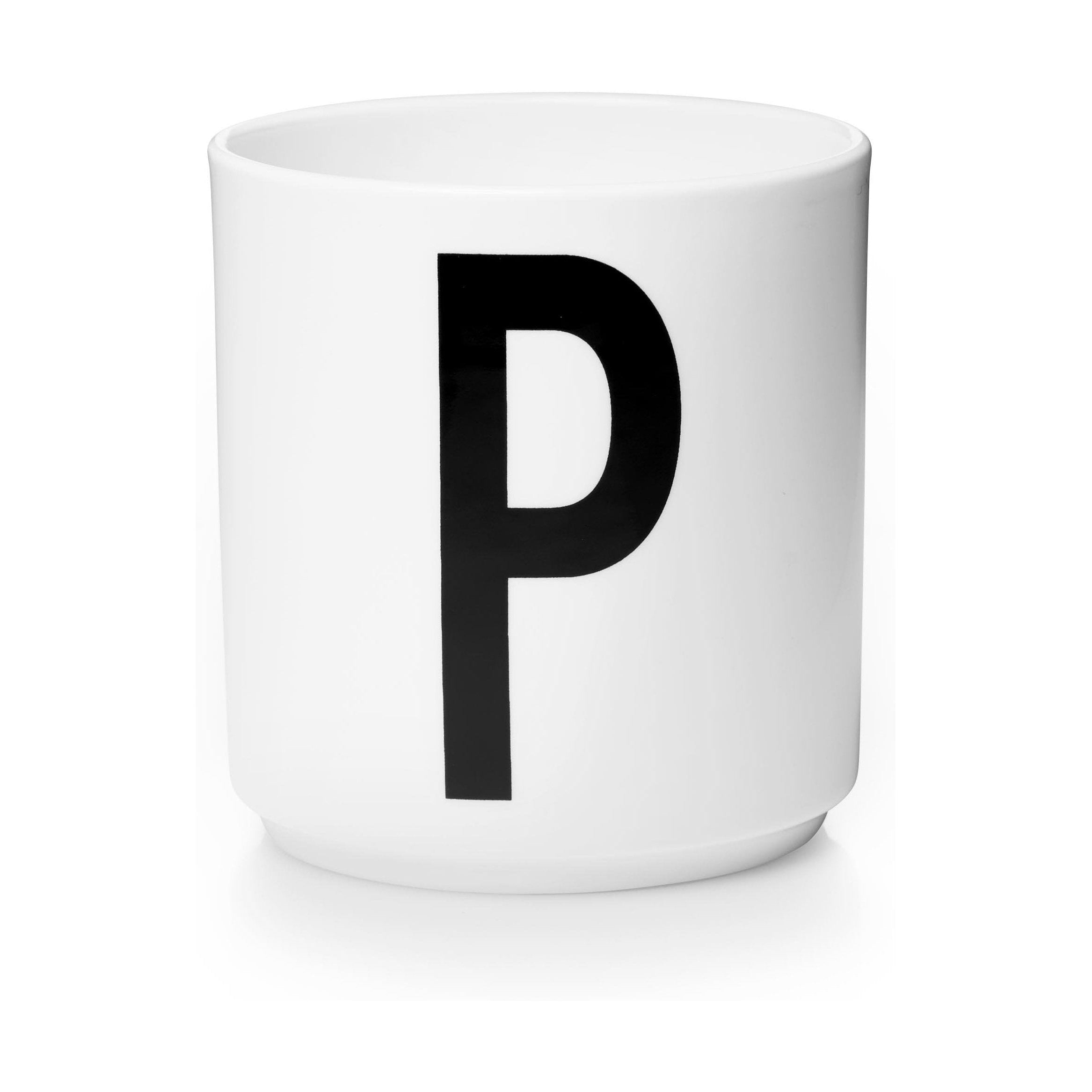 Design Letters Persoonlijke porselein mok a z, wit, p