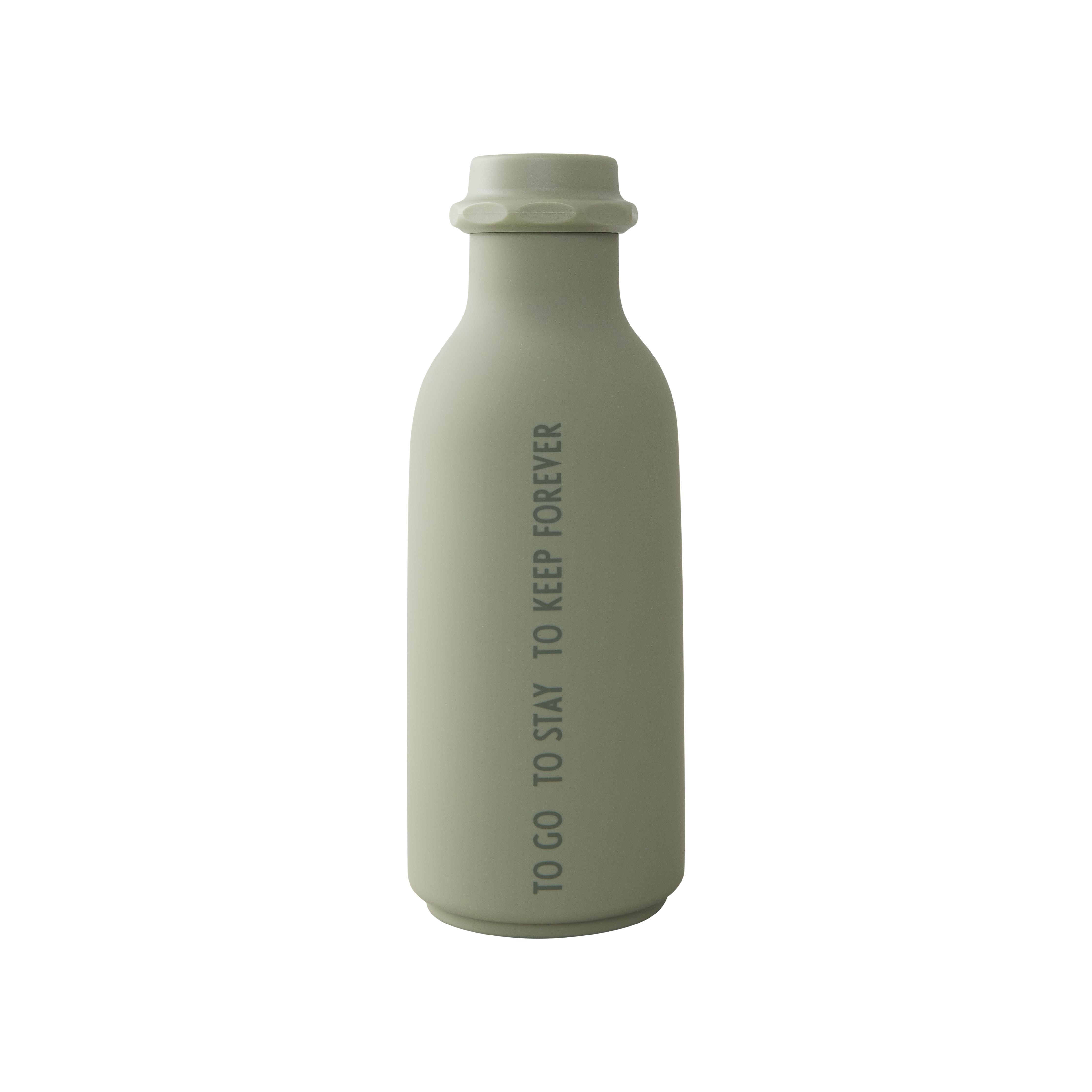 Design Letters To Go Bottle Wasserflasche 500 ml, Waldgrün