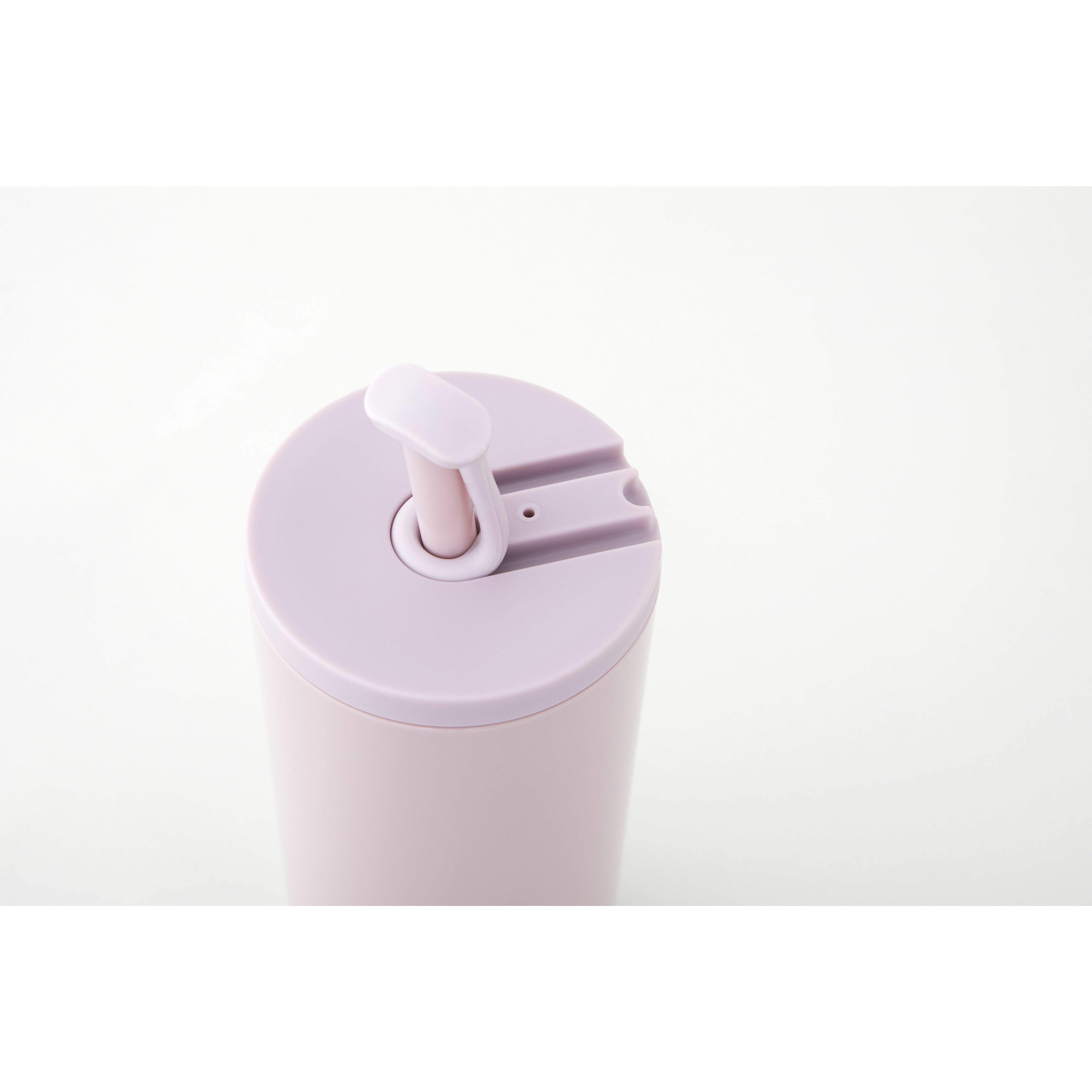 Design Letters Reise-Strohhalmflasche 500 ml, Lavendel