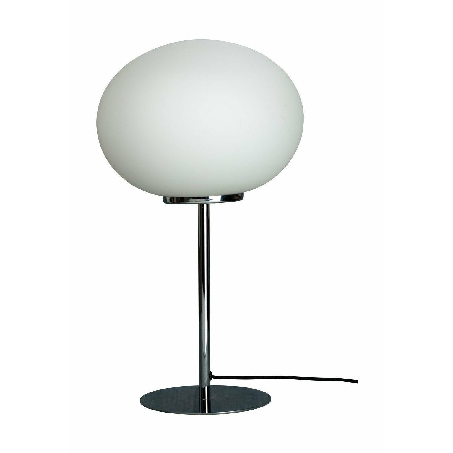 Dyberg Larsen Queen Table Lamp, Opal/Chrome