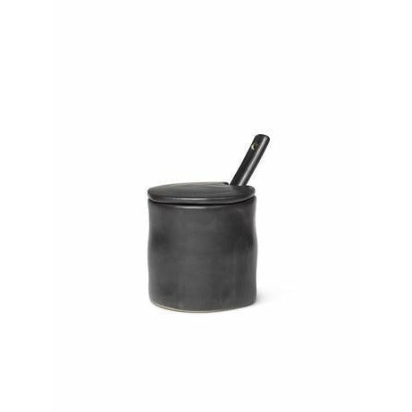 Ferm Living Jam Bowl W. Spoon, zwart