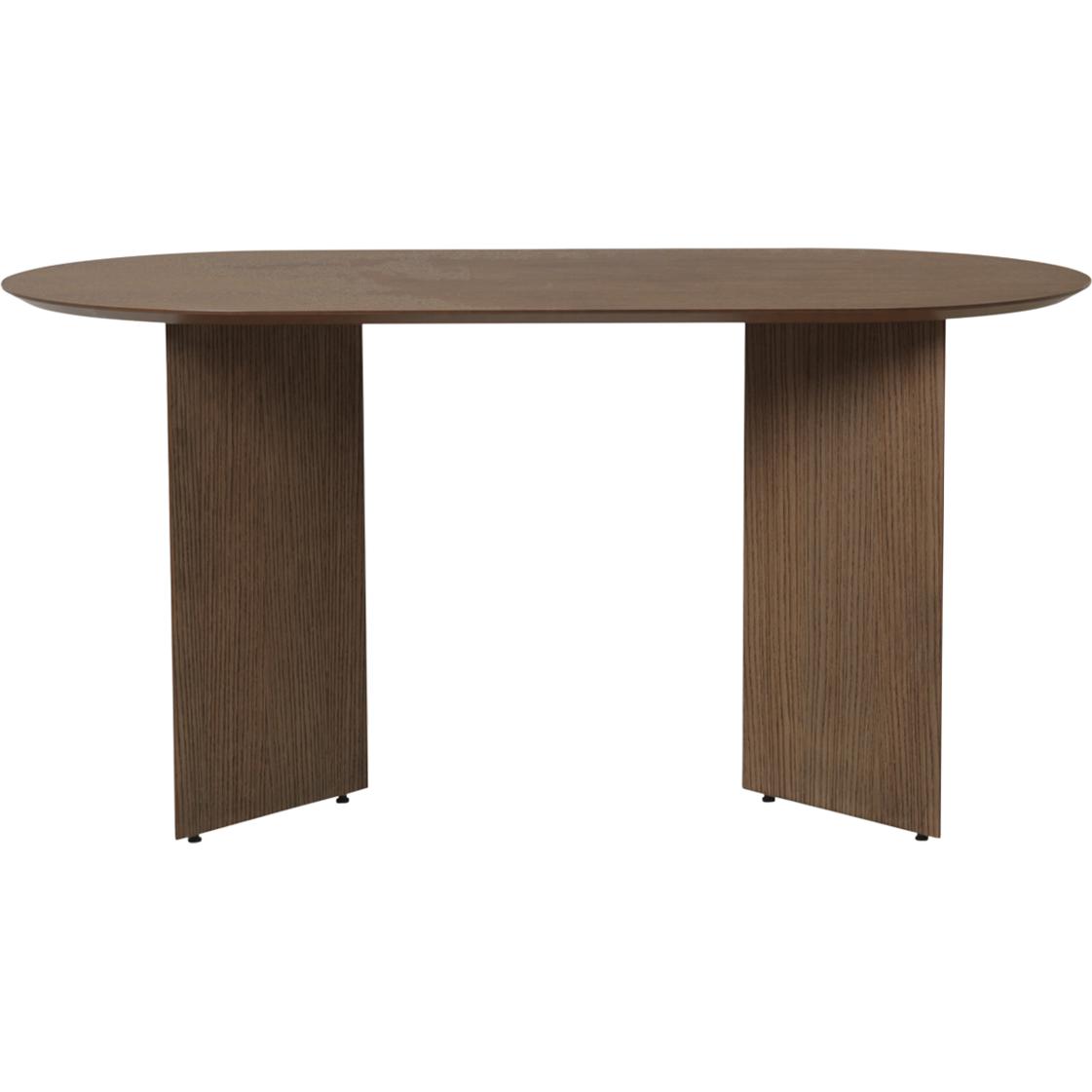 Ferm Living Mingle Oval Tischplatte Nussbaum, 150 Cm