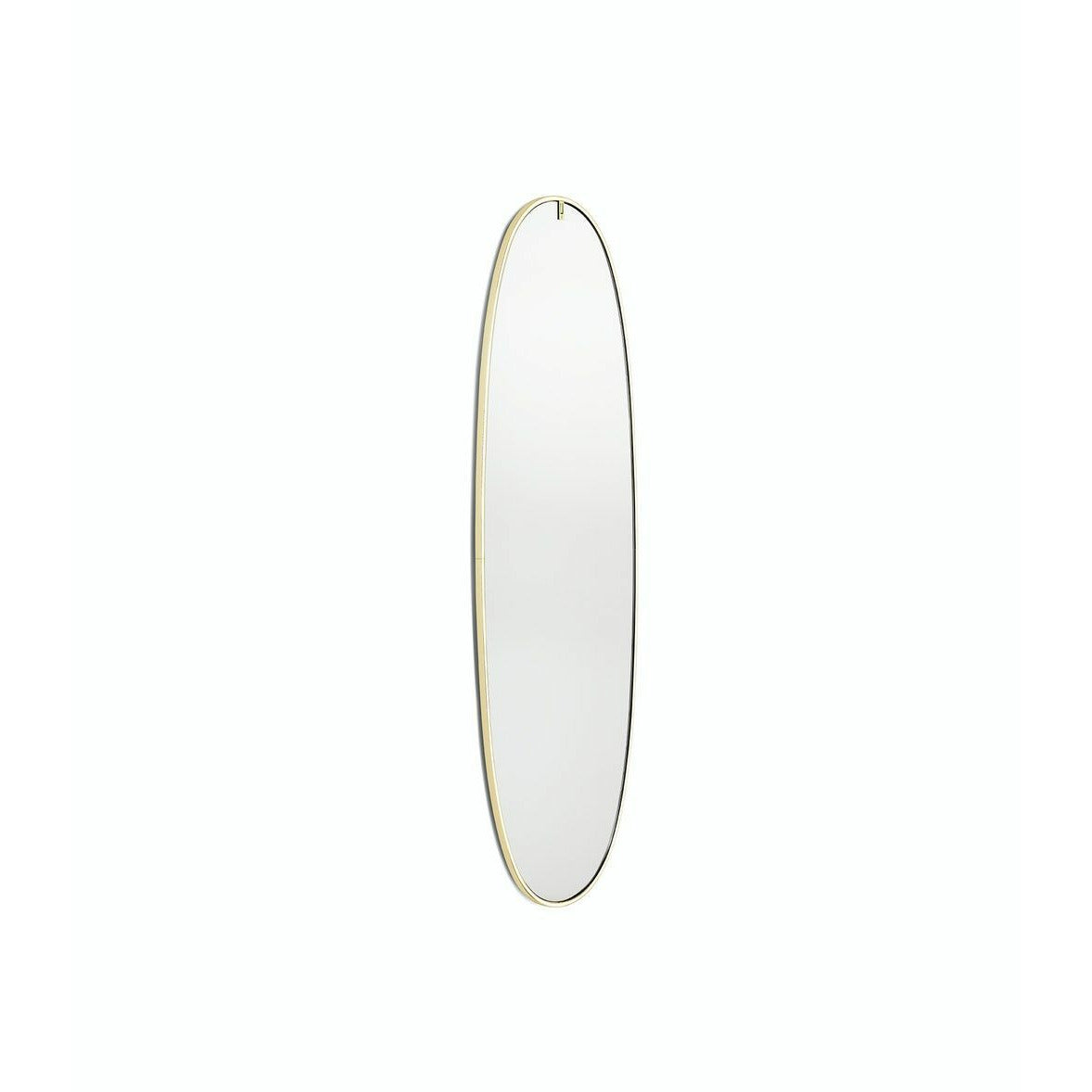FLOS La Plus Belle Mirror met geïntegreerde verlichting, geborsteld goud