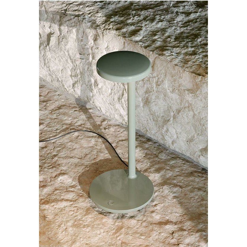 Flos Oblique Table Lamp, Rust Red Matt