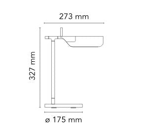 Flos Tab Tischlampe, Weiß