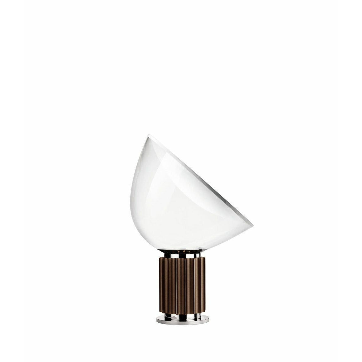 Flos Taccia Table Lamp Glass Shade, Bronze