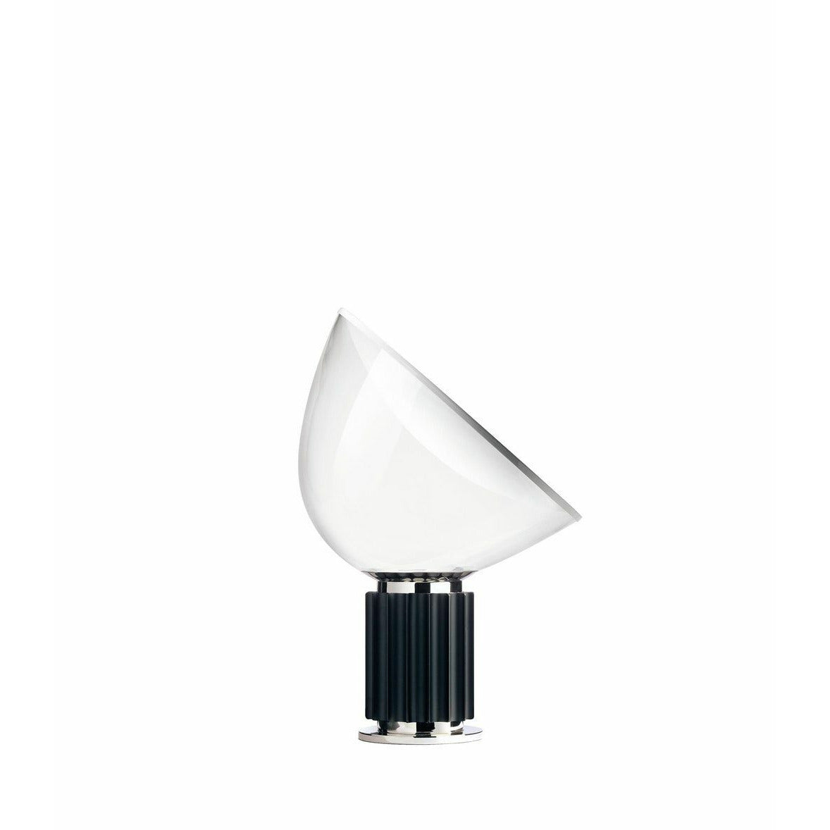 Flos Taccia Table Lamp Glass Shade, Black