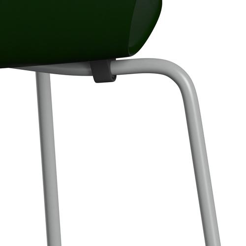 Fritz Hansen 3107 Chair Unupholstered, Nine Grey/Dyed Ash Evergreen