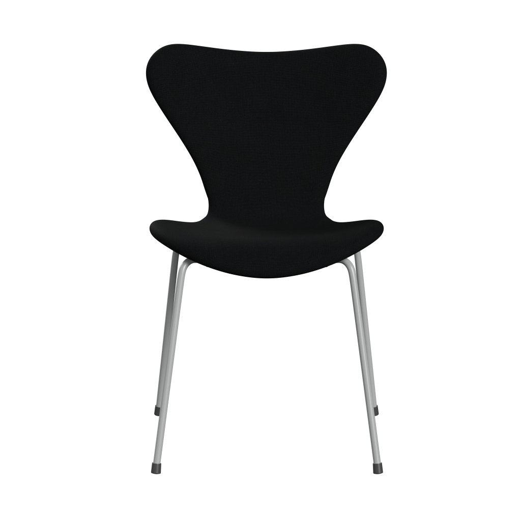 Fritz Hansen 3107 Chair Full Upholstery, Nine Grey/Christianshavn Black Uni