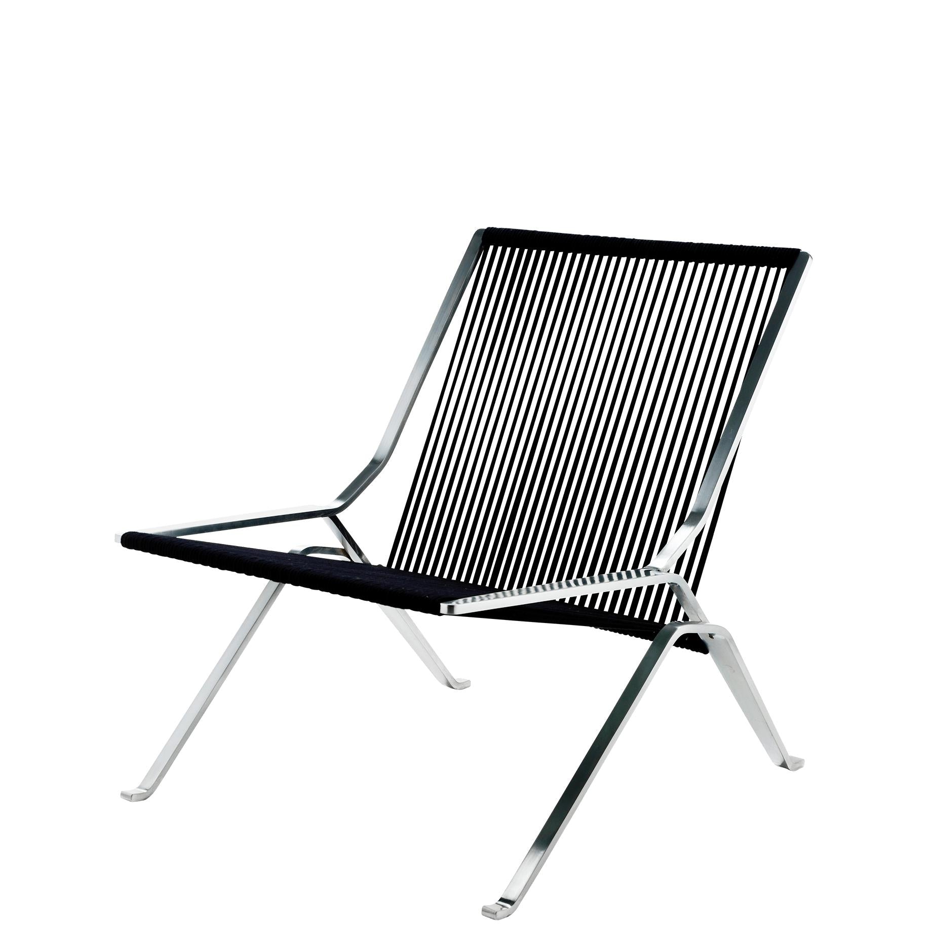 Fritz Hansen PK25 Lounge -stoel, zwart